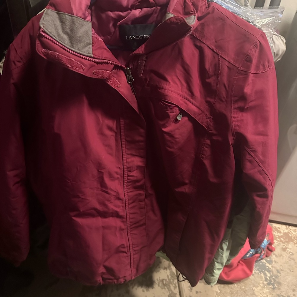 Lands'‎ End Magenta Jacket
